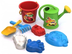 Hot Wheels Sand Set #5 with Bucket, Shovel, Rake, and Molds