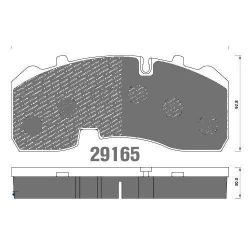 Disc Brake Pad for Trucks BPW, ROR, Knorr Axis WVA 29165
