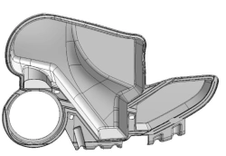 Right Door Trim for Vehicles, Model 9681235177