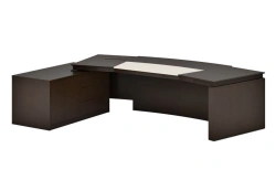 Franklin Office Desk with Right/Left Configuration TA09B Beige 2800x2000x760mm