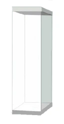 Museum Display Case RL 07/11 - Full Vision Showcase