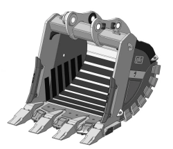 Heavy-Duty Rock Bucket RDX-83.22-NF1