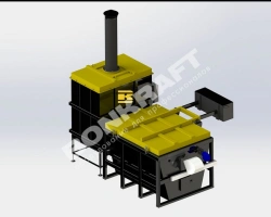 High-Technology Incinerator for Waste Disposal IU-750