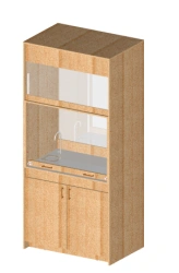 Mobile Demonstration Cabinet for Laboratory Work