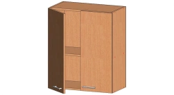 Wall-Mounted Cabinet with Shelf, Two-Door - Model SHN-3