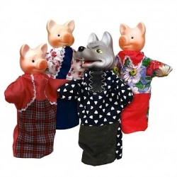 Puppet Theater "Three Little Pigs" - Interactive Storytelling Experience
