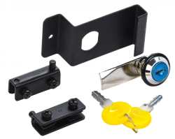 LINEA WE Black Glass Door Accessory Kit LWE05-HP