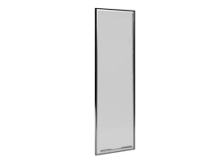 Elegant Glass Door in Aluminum Frame Right, Art. EMP439DX.G