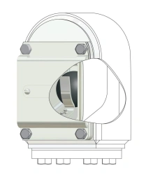 Air Pipe Closure with Safety Mesh