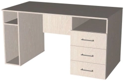 Executive Desk with 2 Pedestals 1500x700x750mm 16mm Chipboard