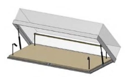 Display Showcase Type 2 with Aluminum Alloy Frame