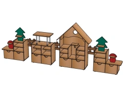 Children's Furniture Set "Polyanka" - Model NIM07