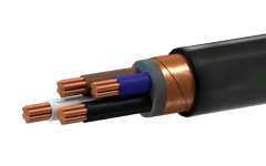 Power Cable PVVG with Copper Conductors and Cross-Linked Polyethylene Insulation