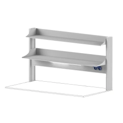 Heavy-Duty Instrument Shelf for Wall-Mounted Table 1500 TSPR
