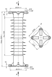 Polymer Insulator OCK 12.5-150-B05-2 UHL1