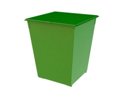 Waste Container with Hinged Lid 0.75 m³
