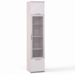 Rimini Ice F9A-01.CG/CM Modular Cabinet with One Door and Shelves