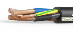Flexible Power Cables with Alkendiol Elastomer Insulation, KGN Type