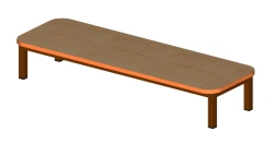 Dressing Benches for Changing Rooms - Metal Frame