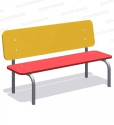 Outdoor Plywood Bench for Play Areas and Rest Zones - Romana 302.09.00