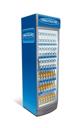 Refrigerated Display Case for Beverages and Food, Model CMV375 HC
