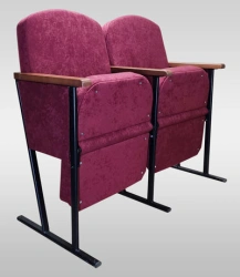 Soft Theater Chair with Metal Frame Model "Theatrical - N