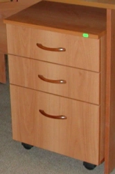 Closed Single-Section Cabinet with Three Drawers (Type 2)