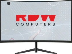 Curved LCD Monitor with Webcam and USB Hub - RDW2403C
