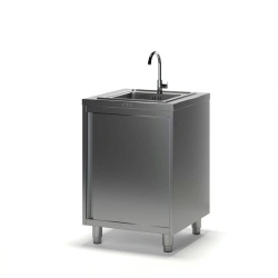 Stainless Steel and Galvanized Steel Sink TM-1 without Splashback