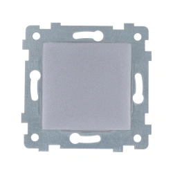 Maria" Single Switch Mechanism for Concealed Installation S110-437 Aluminum