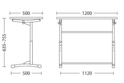 Single Student Desk P 1.1