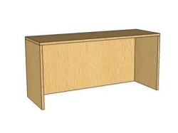 Computer Desk with Overhead Storage, Art. SK01