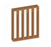 Wall-Mounted Towel Rack Art. S.10.05