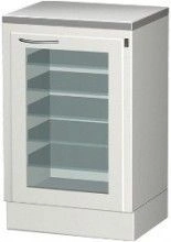 Medical Storage Cabinet for Sterile Instruments with Pull-Out Shelves and Bactericidal Lamp