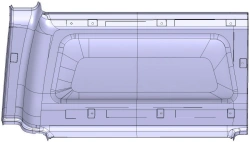 Roof Upholstery for Cabin Interior - A65R52-5702070