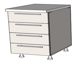 Distribution Table Type 2 with Drawers