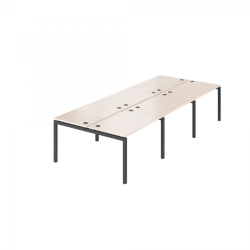 Double Workbench for 6 Workstations AMB-002-6