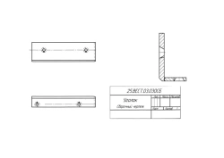 Angle Bracket for Gravel Cleaning Machine - Model 25.VEST.03.030