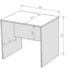 Side Table, Model No. 019/2019