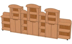 Mushroom Shelf System - Model C-Gb