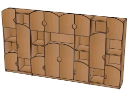 Preschool Furniture Set for Play and Storage - Mishutka NM50