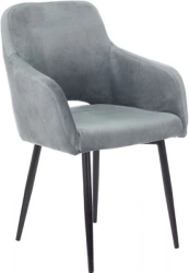 Bureaucrat CH-380F Dining Chair with Metal Legs