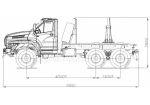 Logging Truck with Crane, Model 59602C, 59604R, 59604T on Ural Chassis