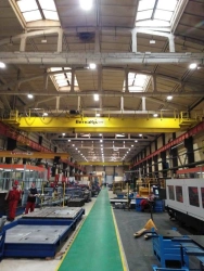 Electric Double Girder Bridge Crane with Floor Control