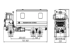Mobile Medical Complex on Ural 4320 Chassis Model 677520