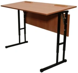 Single Student Desk - Adjustable Height Model