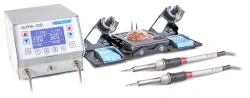 Dual-channel Soldering Station ALPHA-102 with 2 Soldering Irons