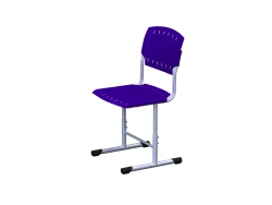 Non-Adjustable Plastic Chair with Metal Frame for Growth Groups 0-7