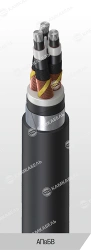 Power Cable with Aluminum Conductors, XLPE Insulation, 10-35 kV, AПвБВ
