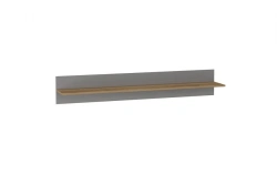Wall Shelf 1600 (Gray Slate/Oak Halifax Tobacco) - LD.681050.000